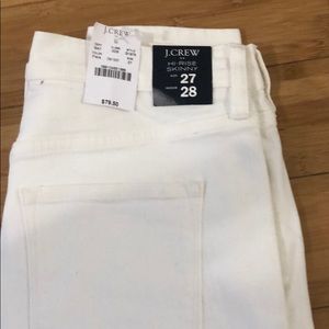 Jcrew white jeans